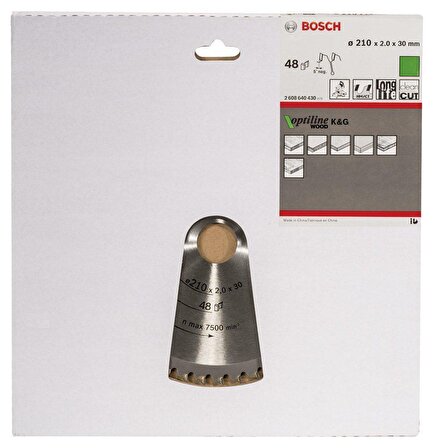 Bosch Ahş. Daire Testere Bıçağı 210x30x2,0mm 48Diş